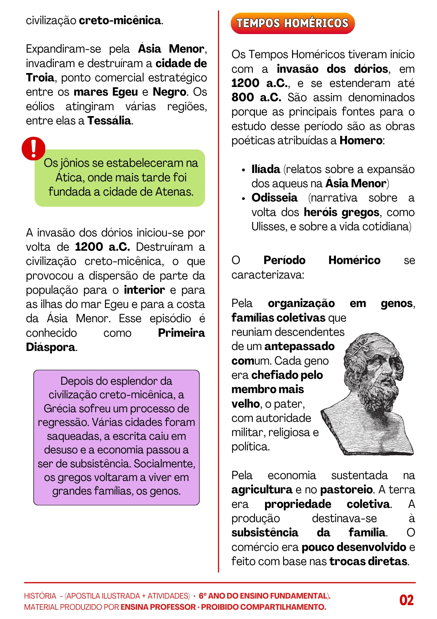 HISTÓRIA 6º ANO APOSTILA TEÓRICA E ATIVIDADES (96)