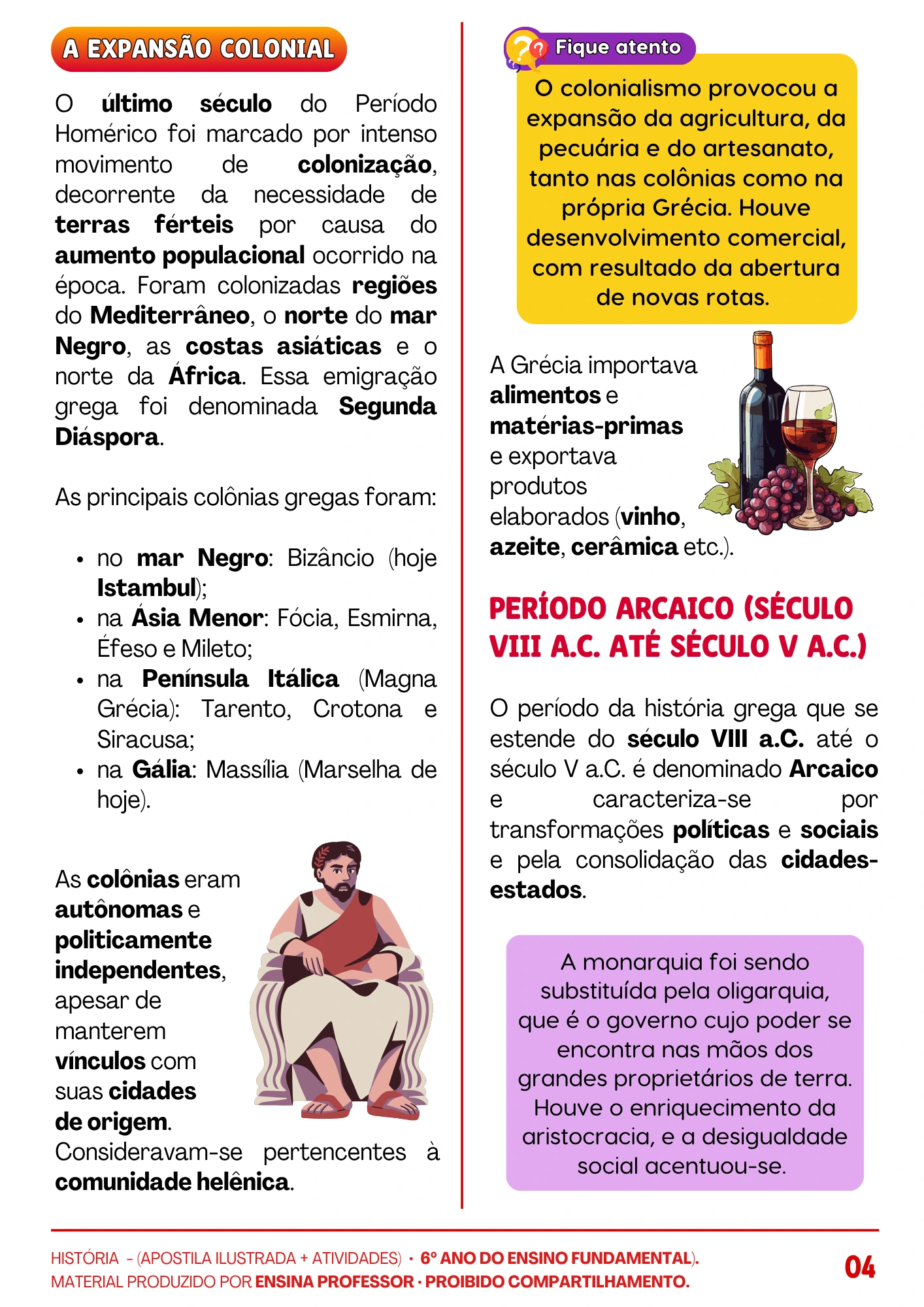 HISTÓRIA 6º ANO APOSTILA TEÓRICA E ATIVIDADES (98)