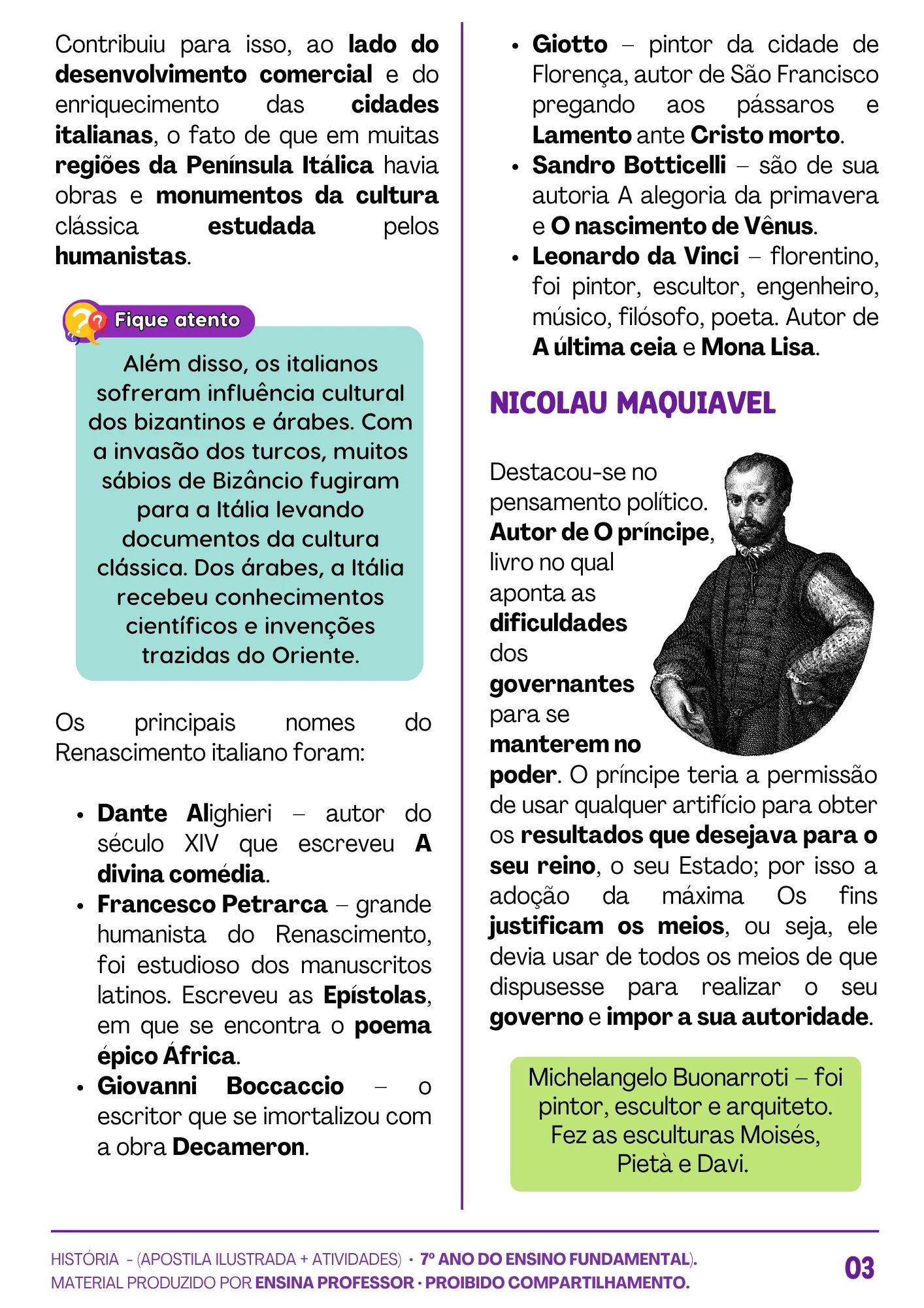 HISTÓRIA 7º ANO APOSTILA E ATIVIDADES (48)