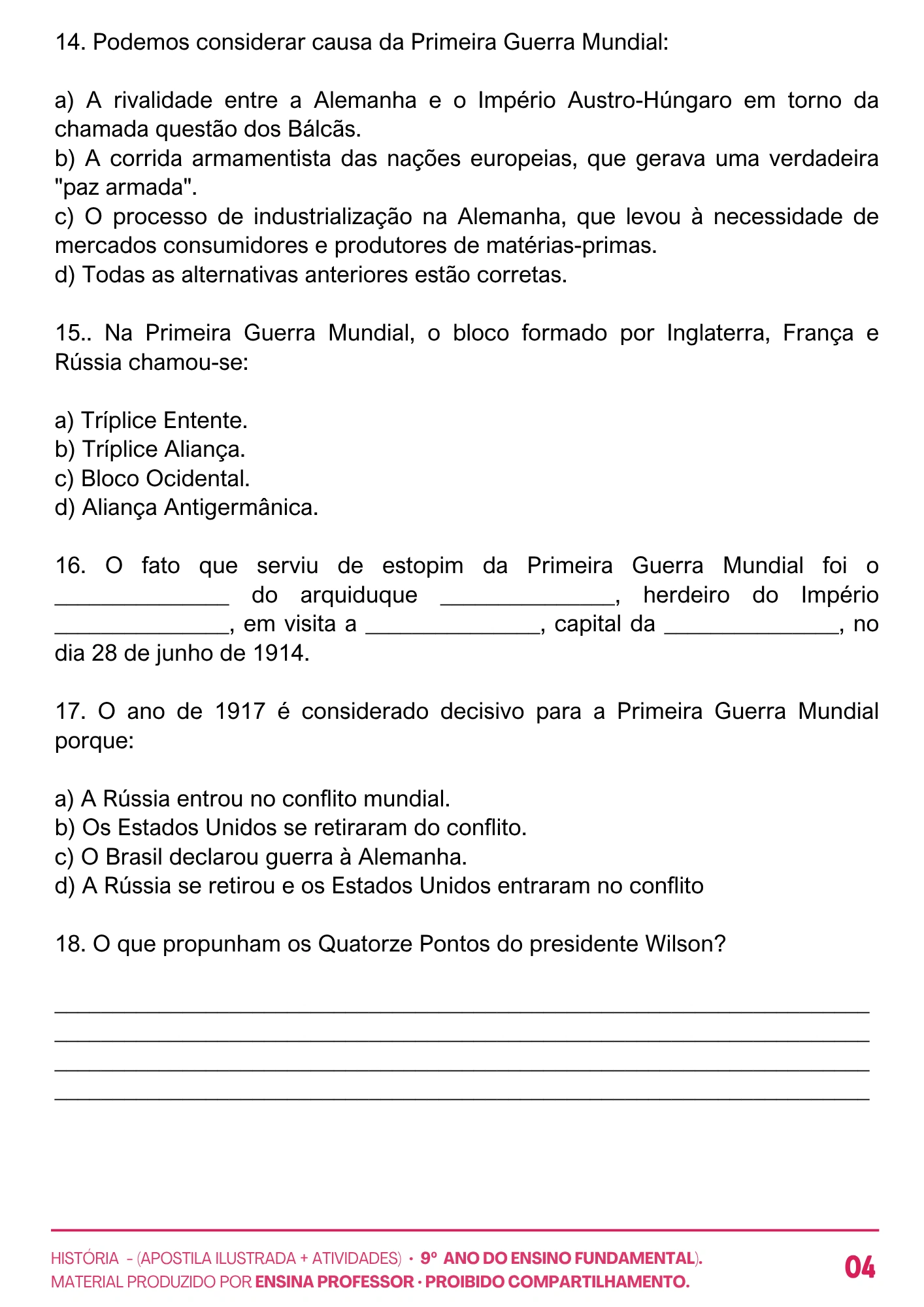 HISTÓRIA 9º ANO APOSTILA E ATIVIDADES (20)